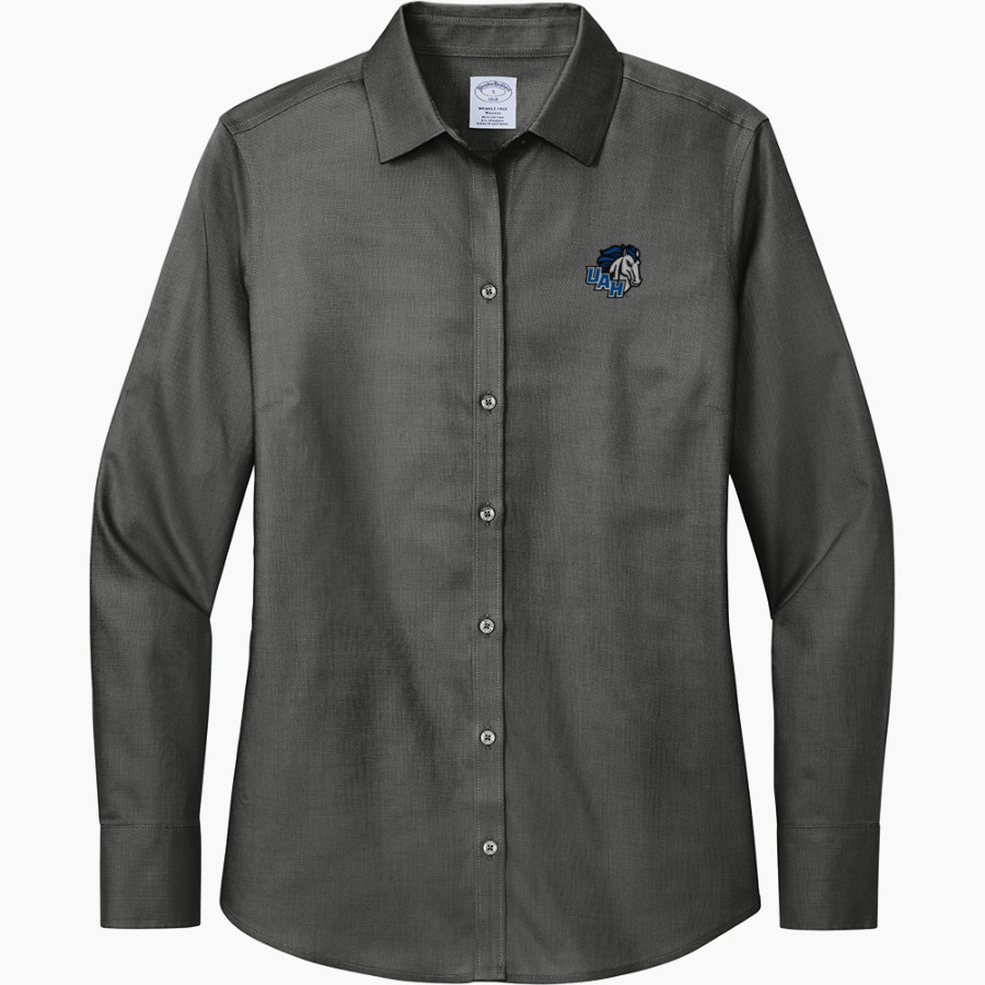 UAH Chargers <span class="pdp-name-mascot">University of Alabama Chargers</span> Brooks Brothers Women's Wrinkle-Free Stretch Nailhead Shirt