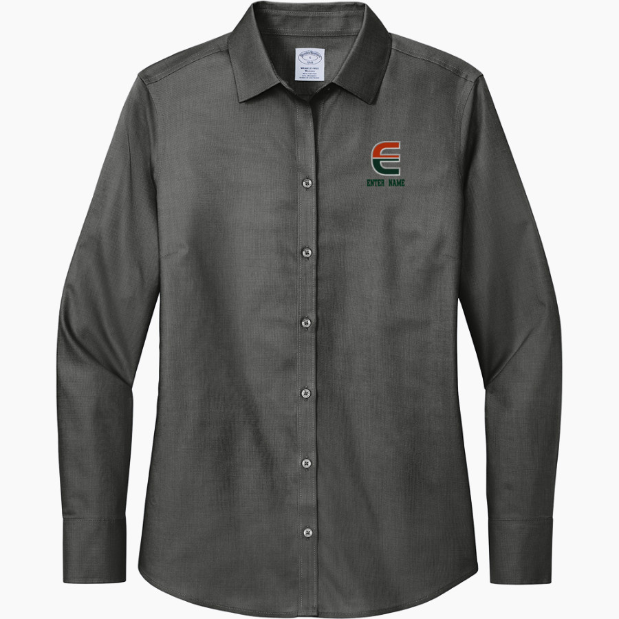 Plainfield East Bengals <span class="pdp-name-mascot">Plainfield East</span> Brooks Brothers Women's Wrinkle-Free Stretch Nailhead Shirt