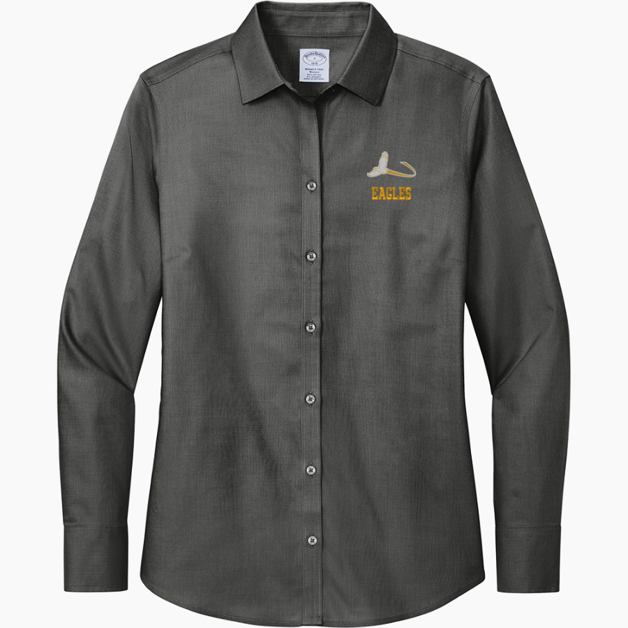 Penn Hills Charter School of Entrepreneurship <span class="pdp-name-mascot">Penn Hills Charter Eagles</span> Brooks Brothers Women's Wrinkle-Free Stretch Nailhead Shirt