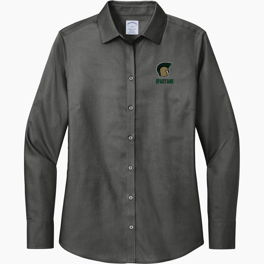 Mayo Spartans <span class="pdp-name-mascot">Mayo Spartans</span> Brooks Brothers Women's Wrinkle-Free Stretch Nailhead Shirt