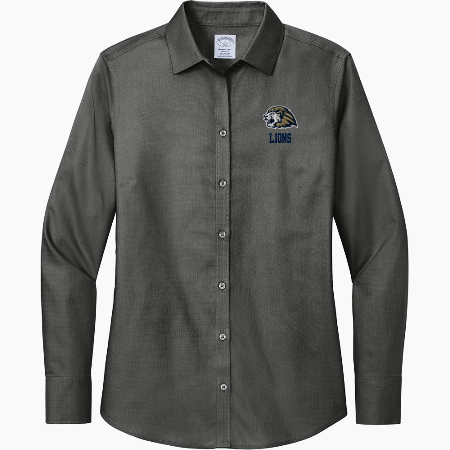 Calvary Lions <span class="pdp-name-mascot">Calvary Lions</span> Brooks Brothers Women's Wrinkle-Free Stretch Nailhead Shirt