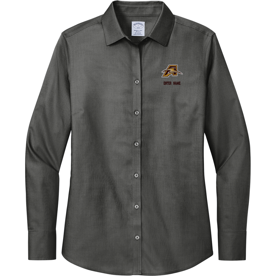 Brush Arcs <span class="pdp-name-mascot">Charles F Brush High School Arcs</span> Brooks Brothers Women's Wrinkle-Free Stretch Nailhead Shirt