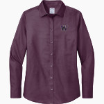 Wickenburg Wranglers <span class="pdp-name-mascot">Wickenburg Eagles</span> Brooks Brothers Women's Wrinkle-Free Stretch Nailhead Shirt Front Thumbnail