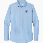 Manhattan-Ogden USD 383 <span class="pdp-name-mascot">Manhattan-Ogden USD 383</span> Brooks Brothers Women's Wrinkle-Free Stretch Nailhead Shirt Front Thumbnail