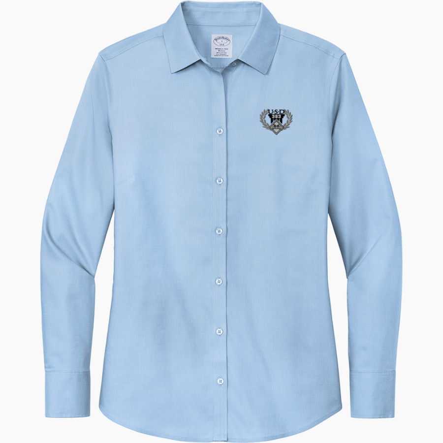Manhattan-Ogden USD 383 <span class="pdp-name-mascot">Manhattan-Ogden USD 383</span> Brooks Brothers Women's Wrinkle-Free Stretch Nailhead Shirt