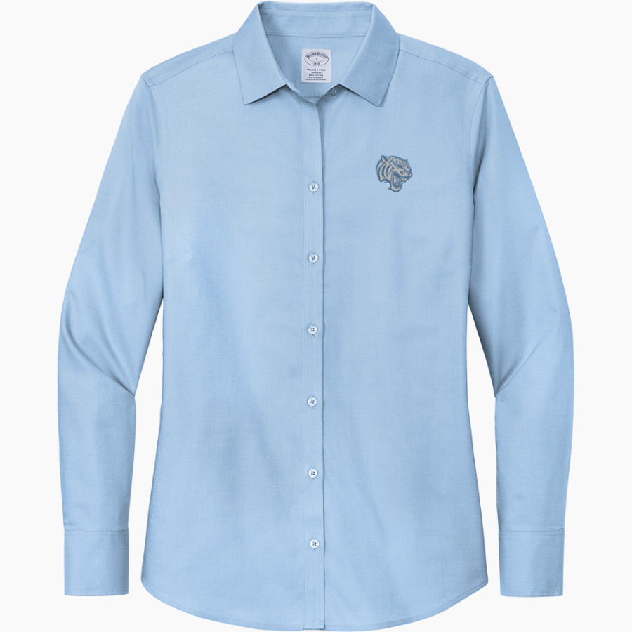 University Of Nashville Tigers Brooks Brothers Women's Wrinkle-Free Stretch Nailhead Shirt