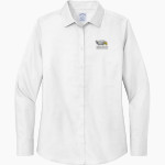 Hawaii Baptist Eagles <span class="pdp-name-mascot">HBA Eagles</span> Brooks Brothers Women's Wrinkle-Free Stretch Nailhead Shirt Front Thumbnail