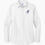 JAY COUNTY HIGH SCHOOL PATRIOTS Brooks Brothers Women's Wrinkle-Free Stretch Nailhead Shirt Front Thumbnail