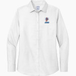 Johnson Atom Smashers Brooks Brothers Women's Wrinkle-Free Stretch Nailhead Shirt Front Thumbnail