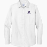 MIDLAND CLASSICAL ACADEMY KNIGHTS Brooks Brothers Women's Wrinkle-Free Stretch Nailhead Shirt Front Thumbnail