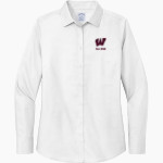 WOONSOCKET HIGH SCHOOL VILLA NOVANS Brooks Brothers Women's Wrinkle-Free Stretch Nailhead Shirt Front Thumbnail