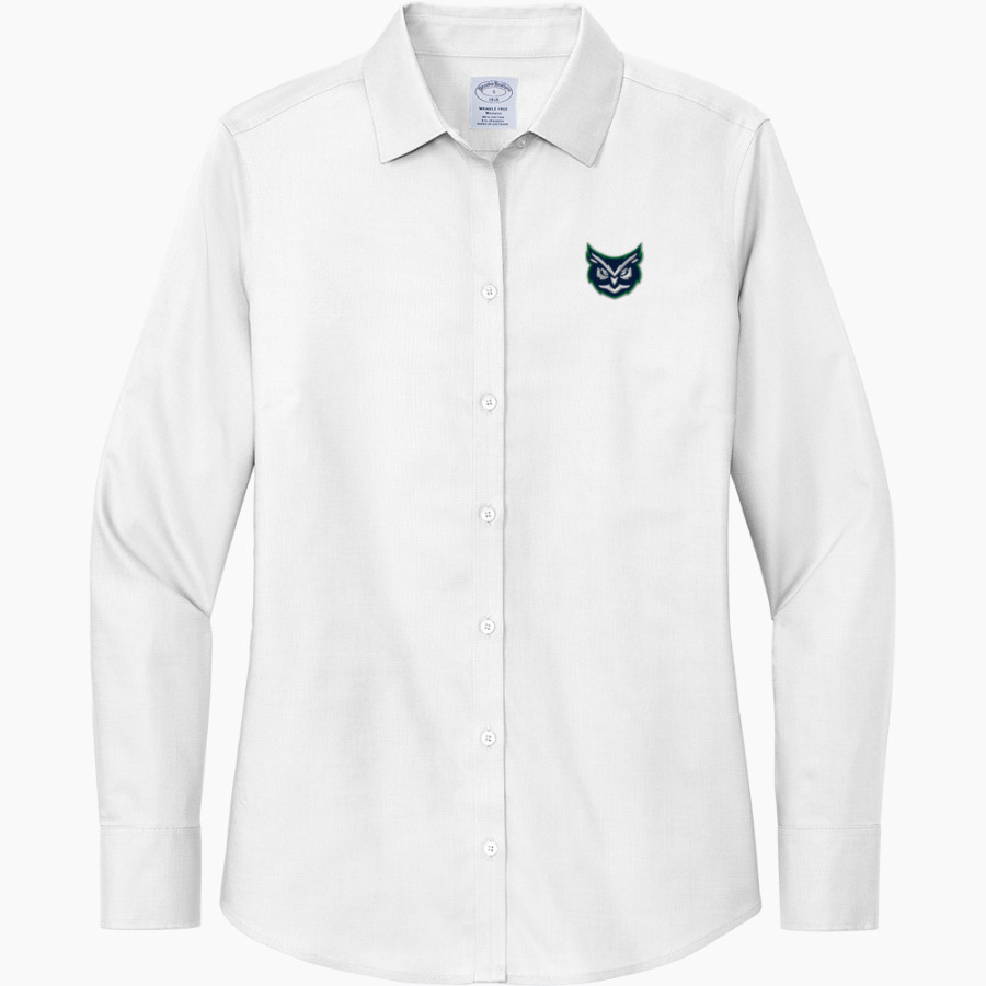 Warren Wilson Owls Brooks Brothers Women's Wrinkle-Free Stretch Nailhead Shirt