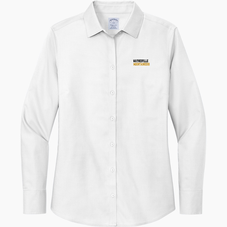 Waynesville Mountaineers <span class="pdp-name-mascot">Waynesville Mountaineers</span> Brooks Brothers Women's Wrinkle-Free Stretch Nailhead Shirt
