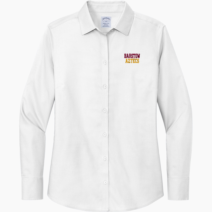 BARSTOW HIGH SCHOOL AZTECS <span class="pdp-name-mascot">BARSTOW AZTECS</span> Brooks Brothers Women's Wrinkle-Free Stretch Nailhead Shirt