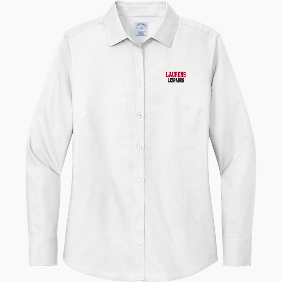 LAURENS CENTRAL SCHOOL LEOPARDS <span class="pdp-name-mascot">LAURENS LEOPARDS</span> Brooks Brothers Women's Wrinkle-Free Stretch Nailhead Shirt
