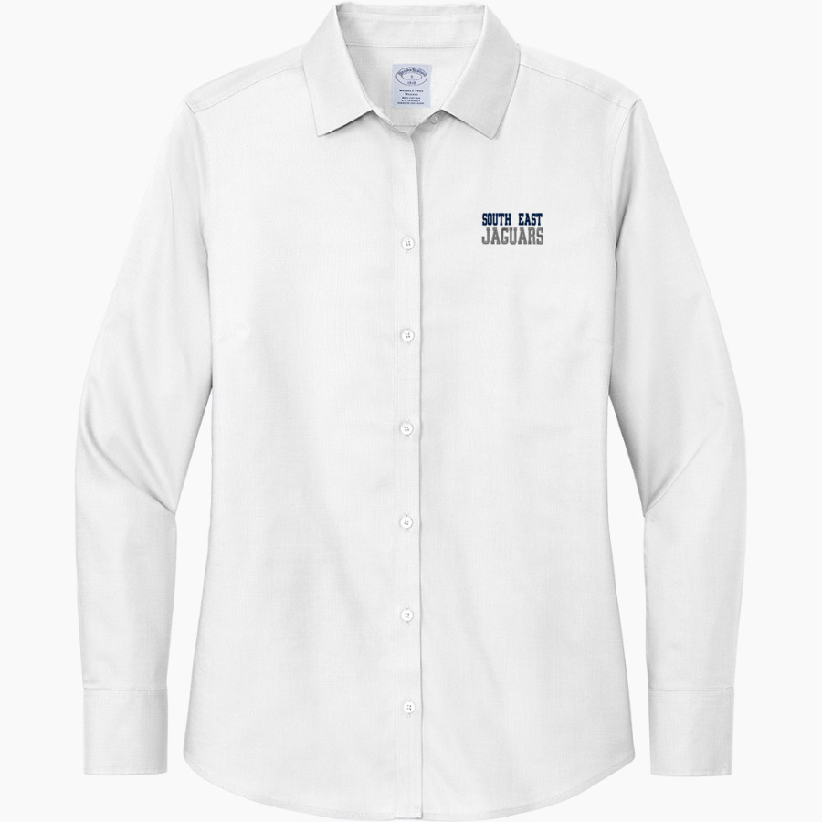 SOUTH EAST HIGH SCHOOL JAGUARS <span class="pdp-name-mascot">SOUTH EAST JAGUARS</span> Brooks Brothers Women's Wrinkle-Free Stretch Nailhead Shirt