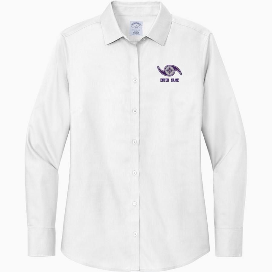 First Baptist Hurricanes <span class="pdp-name-mascot">First Baptist Hurricanes</span> Brooks Brothers Women's Wrinkle-Free Stretch Nailhead Shirt