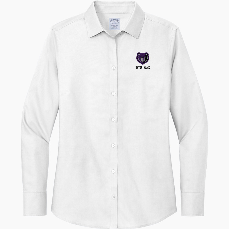 Rocky Grizzlies <span class="pdp-name-mascot">Rocky Grizzlies</span> Brooks Brothers Women's Wrinkle-Free Stretch Nailhead Shirt