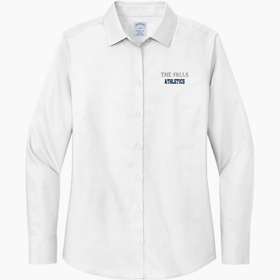Toccoa Falls EAGLES <span class="pdp-name-mascot">TOCCOA FALLS COLLEGE EAGLES</span> Brooks Brothers Women's Wrinkle-Free Stretch Nailhead Shirt