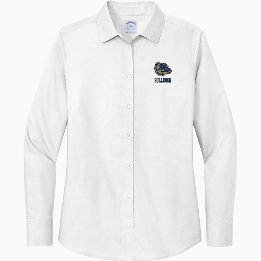 DECATUR HIGH SCHOOL BULLDOGS <span class="pdp-name-mascot">DECATUR BULLDOGS</span> Brooks Brothers Women's Wrinkle-Free Stretch Nailhead Shirt