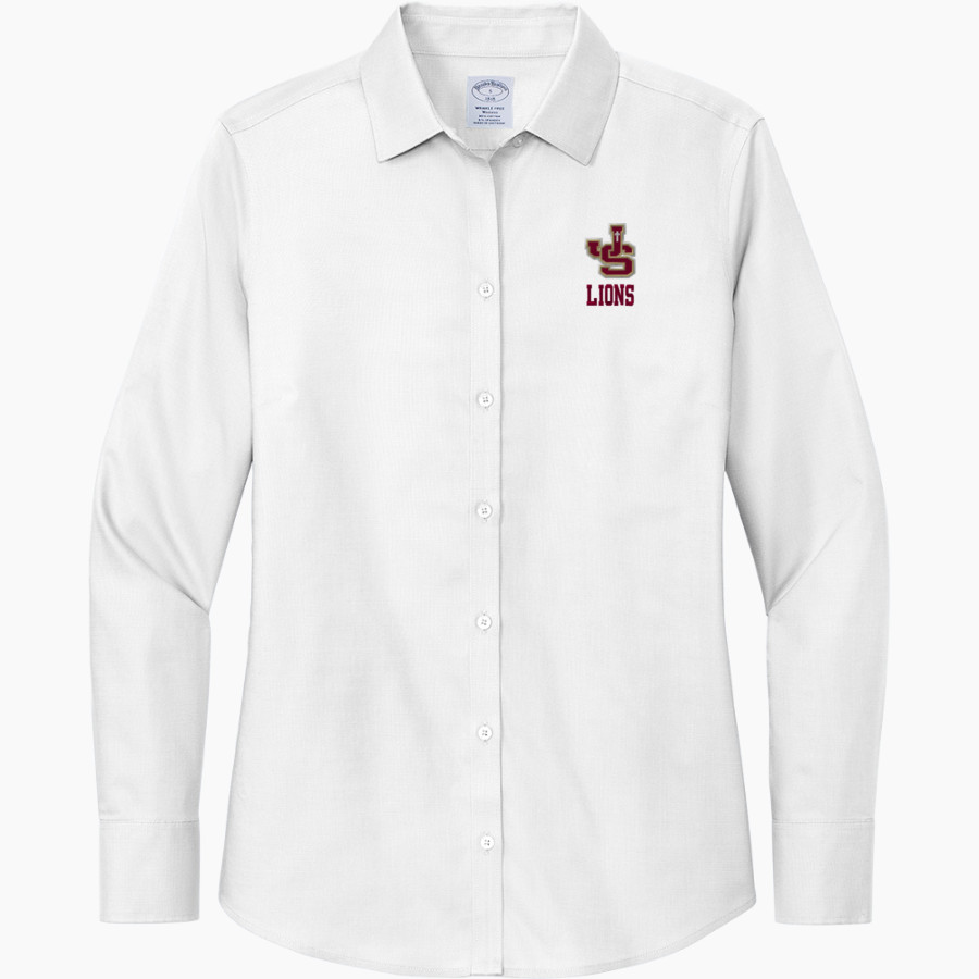 JSERRA CATHOLIC HIGH SCHOOL LIONS <span class="pdp-name-mascot">J SERRA LIONS</span> Brooks Brothers Women's Wrinkle-Free Stretch Nailhead Shirt