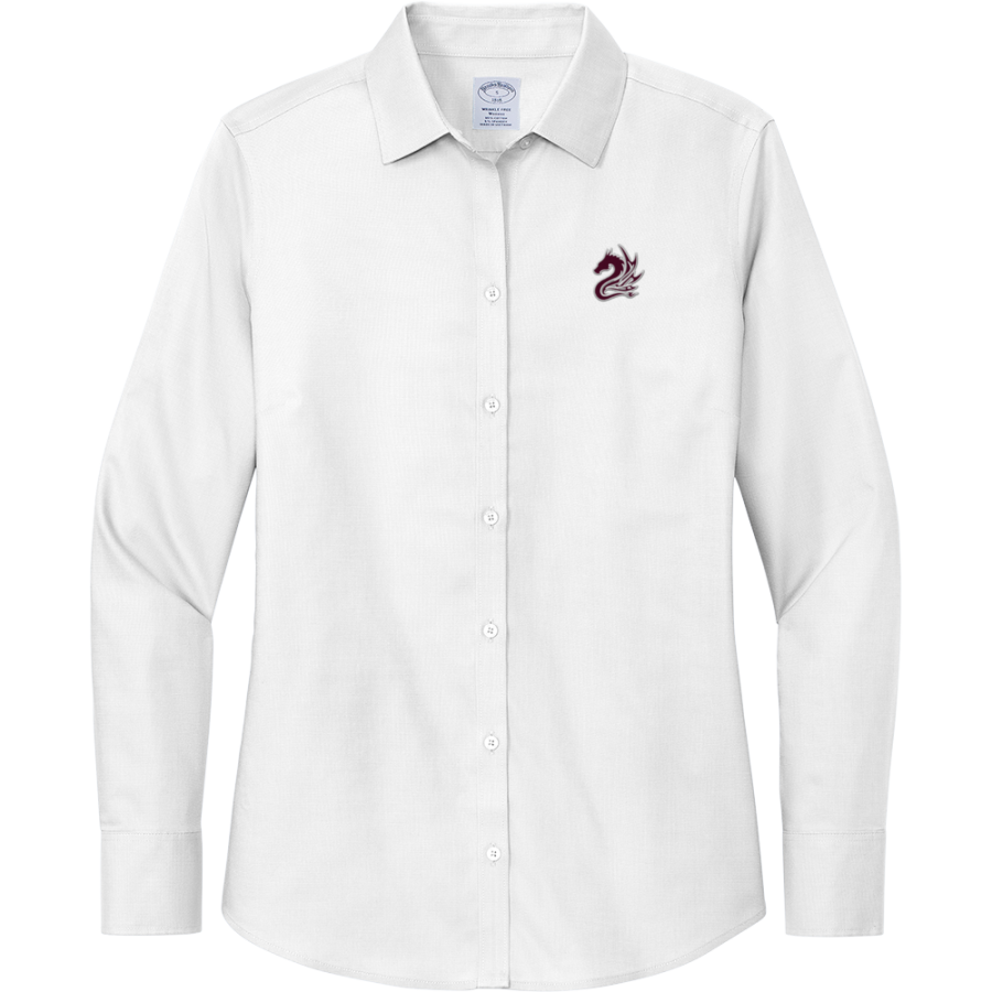 Math & Science Academy Dragons <span class="pdp-name-mascot">Math & Science Academy Dragons</span> Brooks Brothers Women's Wrinkle-Free Stretch Nailhead Shirt