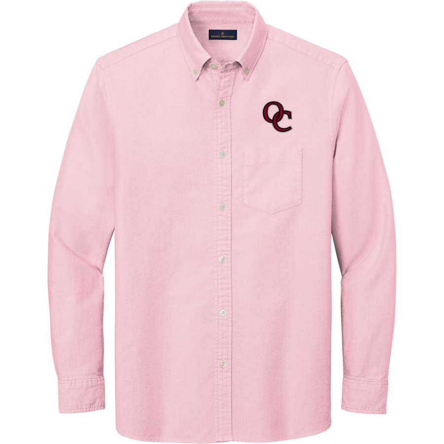 Olympic College Official Store of the Rangers <span class="pdp-name-mascot">Olympic College Rangers</span> Brooks Brothers Men's Casual Oxford Cloth Shirt