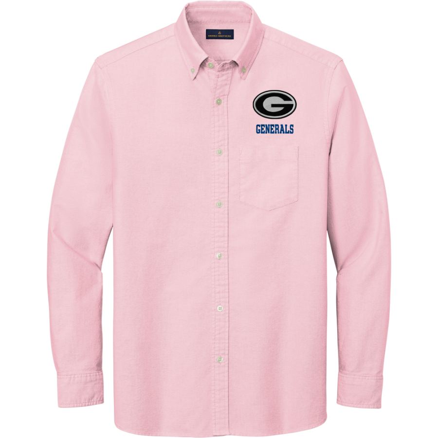 Eddy Generals <span class="pdp-name-mascot">Eddy Generals</span> Brooks Brothers Men's Casual Oxford Cloth Shirt