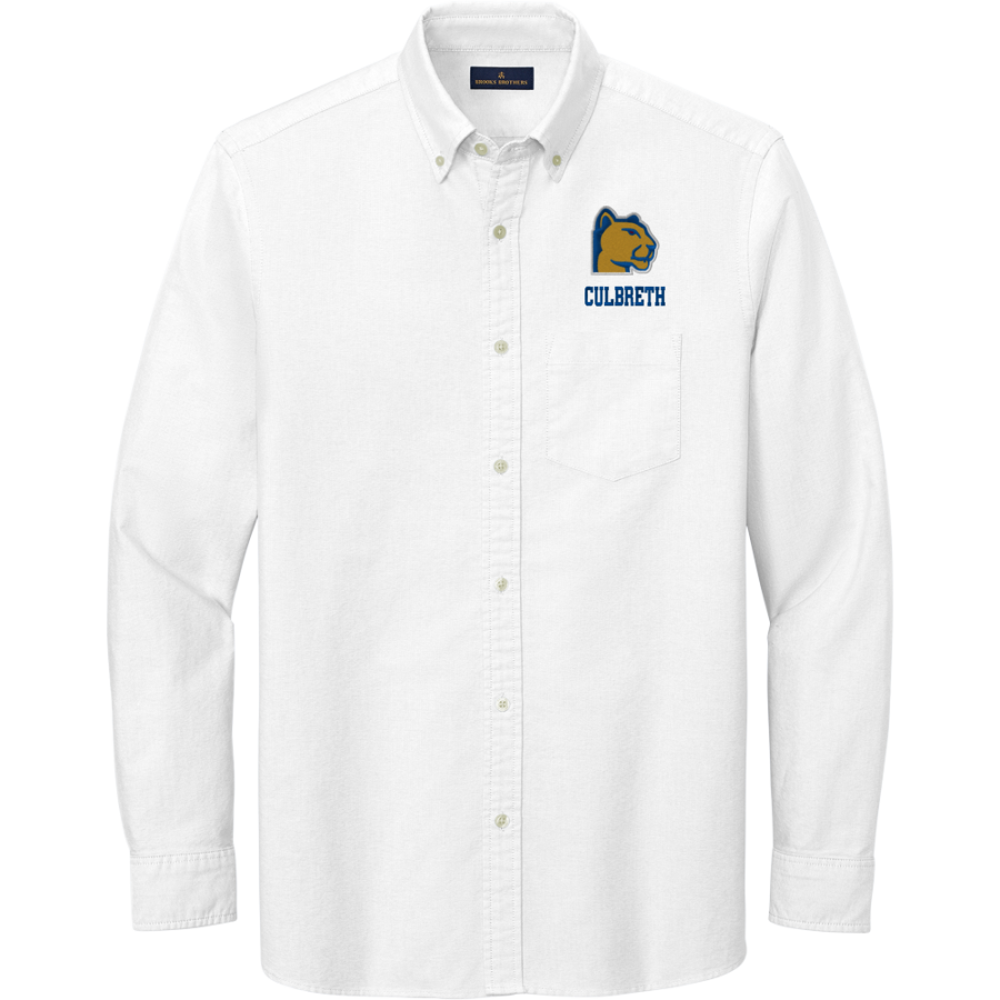 CULBRETH Cougars <span class="pdp-name-mascot">GREY CULBRETH MIDDLE SCHOOL Cougars</span> Brooks Brothers Men's Casual Oxford Cloth Shirt