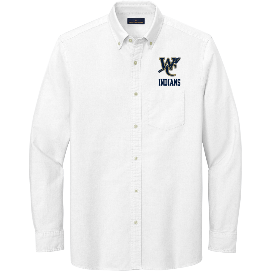 WESTMINSTER CATAWBA CHRISTIAN SCHOOL INDIANS <span class="pdp-name-mascot">WESTMINSTER CATAWBA INDIANS</span> Brooks Brothers Men's Casual Oxford Cloth Shirt