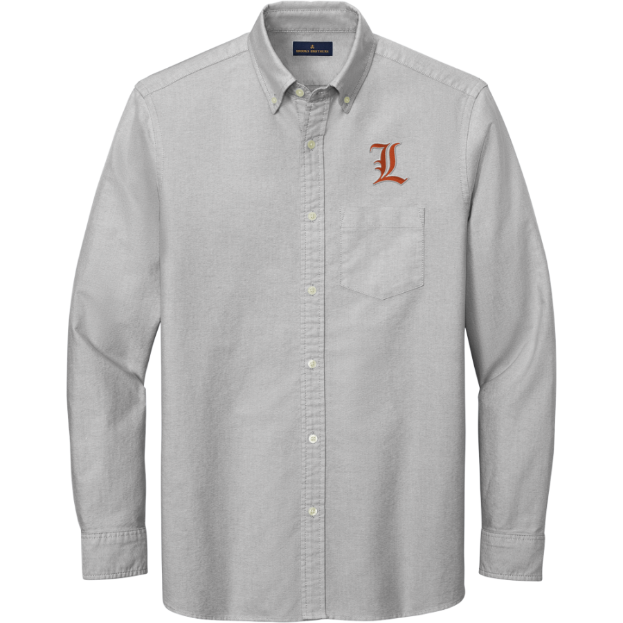 LESLIE HIGH SCHOOL BLACKHAWKS <span class="pdp-name-mascot">LESLIE BLACKHAWKS</span> Brooks Brothers Men's Casual Oxford Cloth Shirt