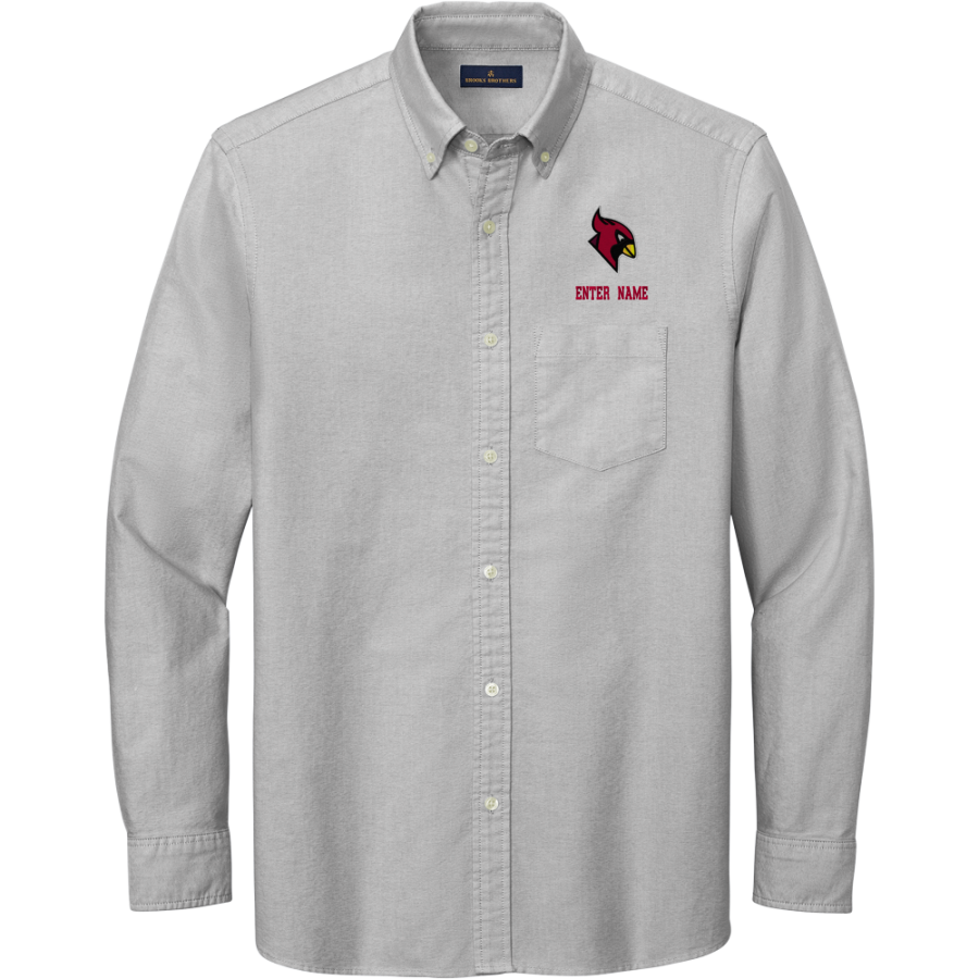 Sacred Heart Cardinals <span class="pdp-name-mascot">Sacred Heart Cardinals</span> Brooks Brothers Men's Casual Oxford Cloth Shirt