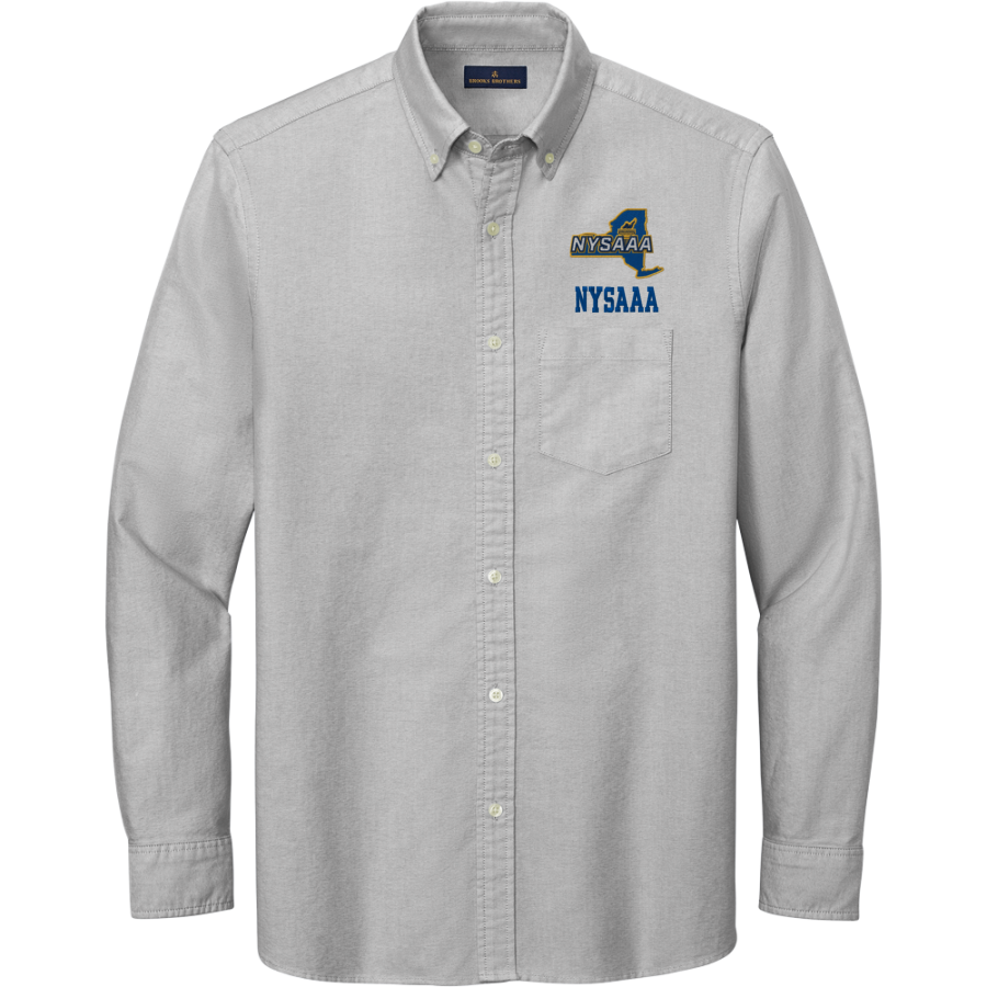 New York State Athletic Administrators Association <span class="pdp-name-mascot">New York State Athletic Administrators Association</span> Brooks Brothers Men's Casual Oxford Cloth Shirt