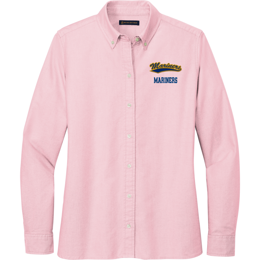 Maine Maritime Academy The Official Online Store <span class="pdp-name-mascot">MMA Mariners</span> Brooks Brothers Women's Casual Oxford Cloth Shirt