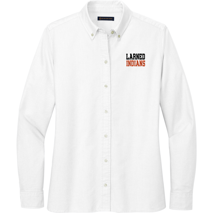 LARNED HIGH SCHOOL INDIANS <span class="pdp-name-mascot">LARNED INDIANS</span> Brooks Brothers Women's Casual Oxford Cloth Shirt