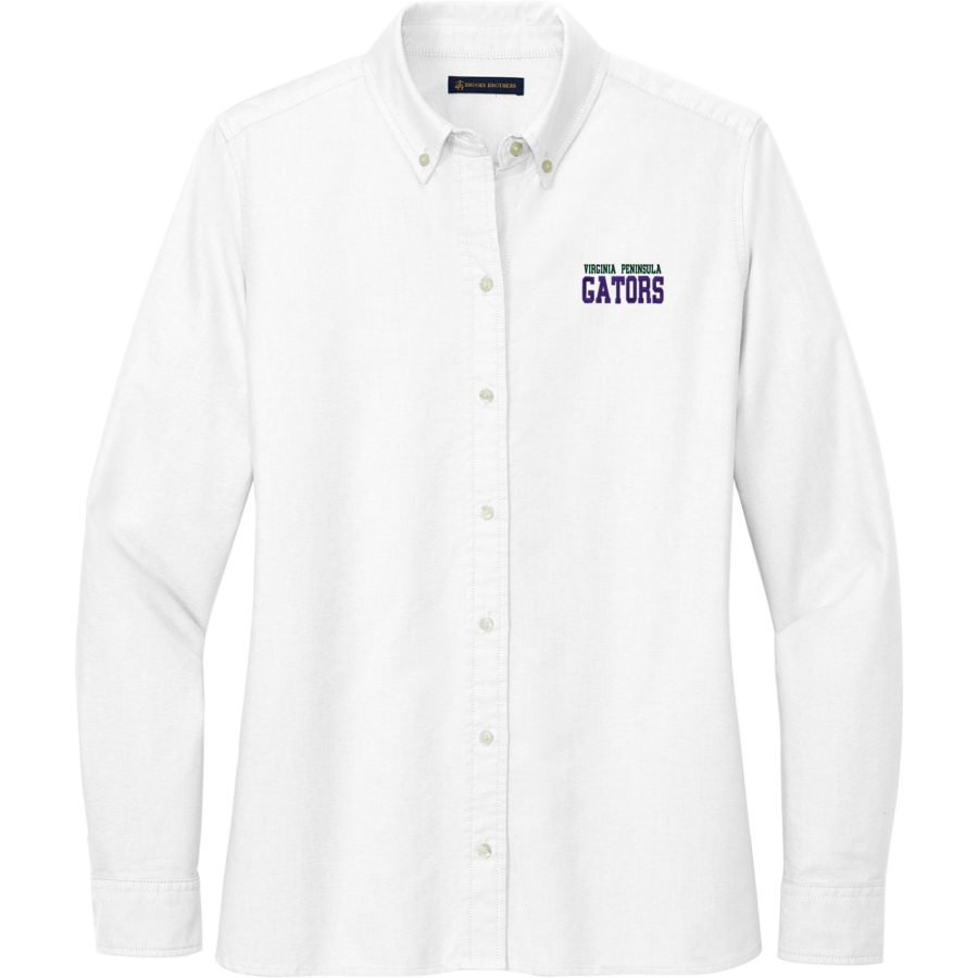 Virginia Peninsula Gators <span class="pdp-name-mascot">Virginia Peninsula Community College Gators</span> Brooks Brothers Women's Casual Oxford Cloth Shirt