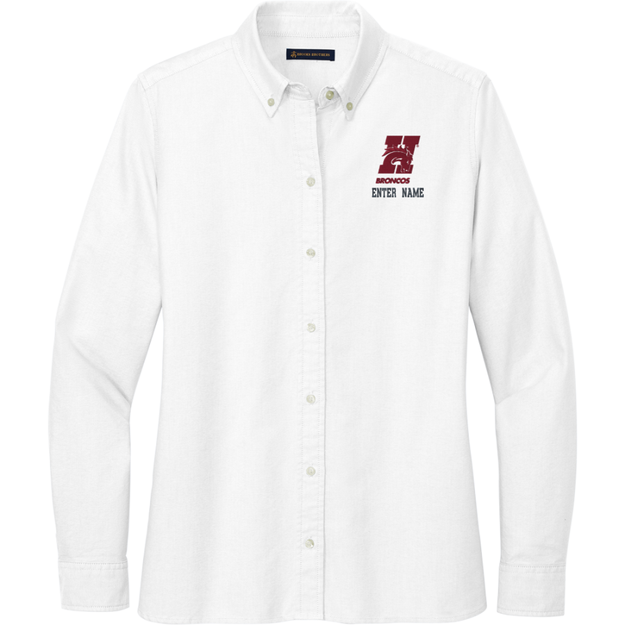 Hastings Broncos <span class="pdp-name-mascot">Hastings College Broncos</span> Brooks Brothers Women's Casual Oxford Cloth Shirt