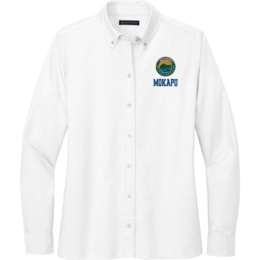 Mokapu Ae'o <span class="pdp-name-mascot">Mōkapu Elementary Ae'o</span> Brooks Brothers Women's Casual Oxford Cloth Shirt