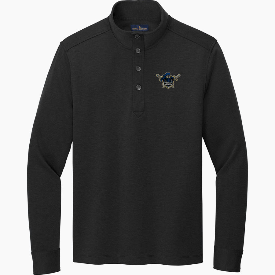 Florida State Christian Academy Christian Academy <span class="pdp-name-mascot">Florida State Christian Saints</span> Brooks Brothers Mid-Layer Stretch 1/2-Button Pullover