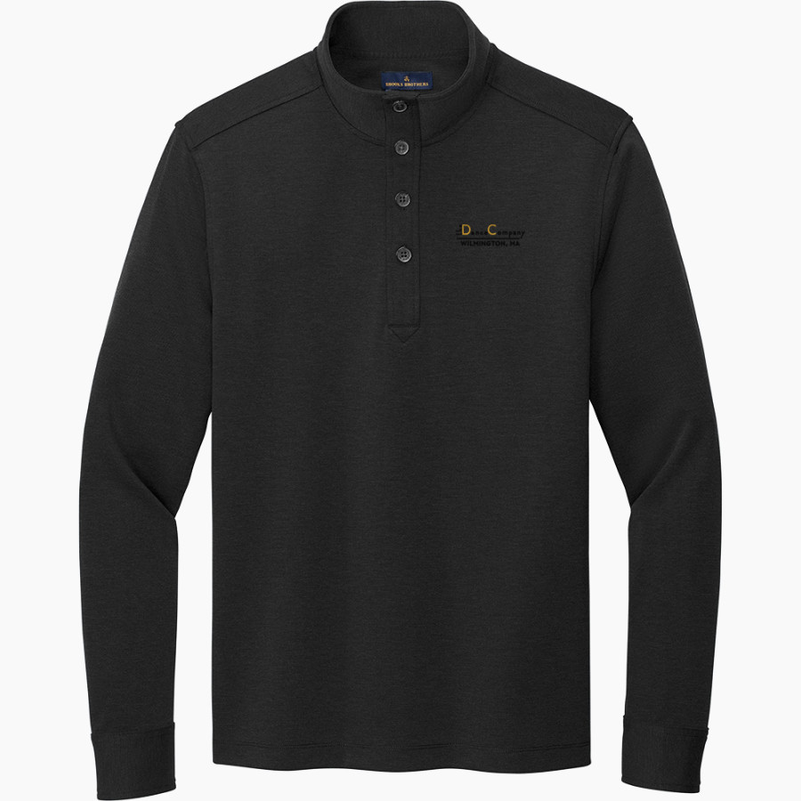 The Dance Company The Dance Company <span class="pdp-name-mascot">The Dance Company</span> Brooks Brothers Mid-Layer Stretch 1/2-Button Pullover