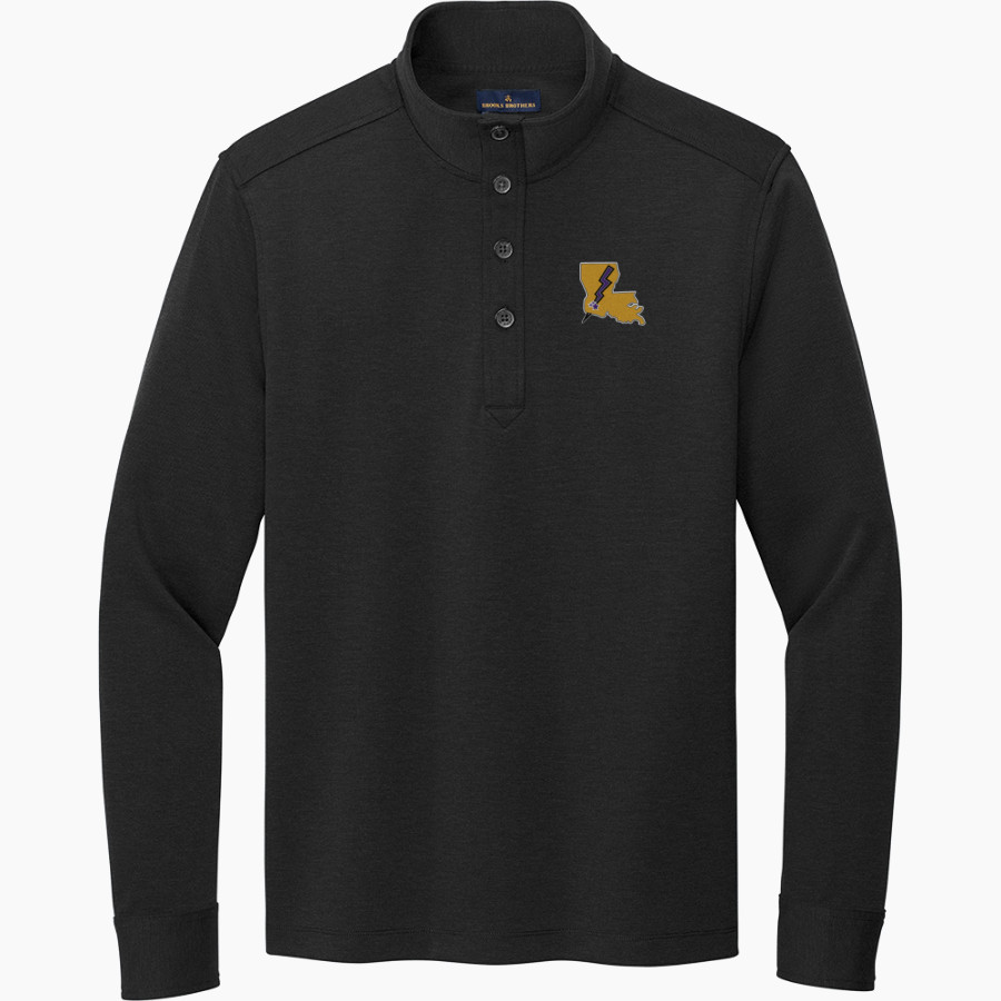 LA Bolt Baseball LA Bolt Baseball <span class="pdp-name-mascot">LA Bolt Baseball</span> Brooks Brothers Mid-Layer Stretch 1/2-Button Pullover