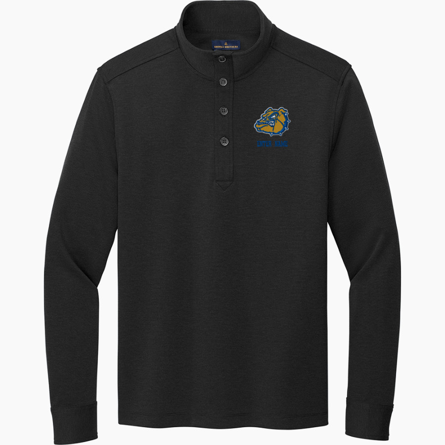 A E BEACH HIGH SCHOOL BULLDOGS <span class="pdp-name-mascot">A E BEACH BULLDOGS</span> Brooks Brothers Mid-Layer Stretch 1/2-Button Pullover