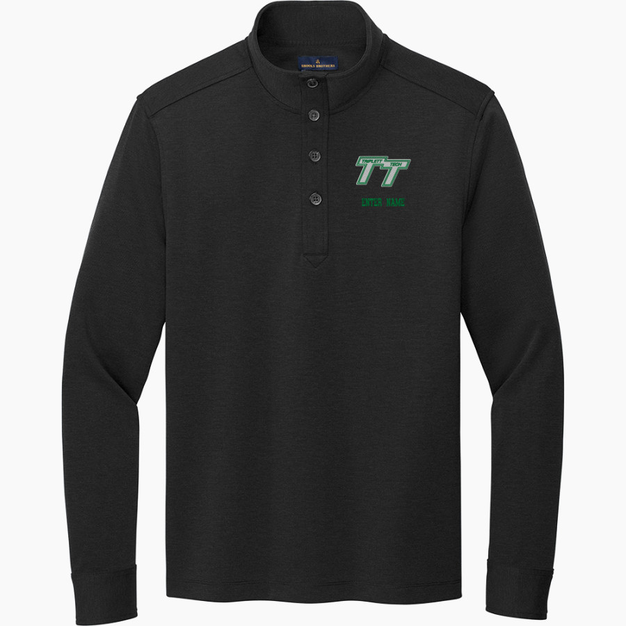 Triplett Tech <span class="pdp-name-mascot">Triplett Business and Technical Institute</span> Brooks Brothers Mid-Layer Stretch 1/2-Button Pullover