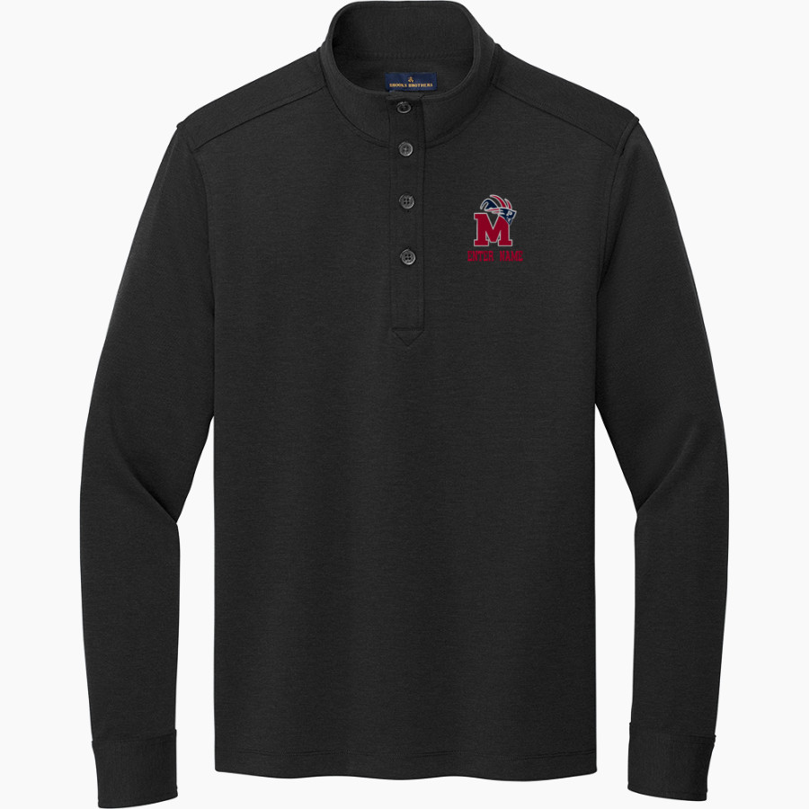 MADISON HIGH SCHOOL PATRIOTS <span class="pdp-name-mascot">MADISON PATRIOTS</span> Brooks Brothers Mid-Layer Stretch 1/2-Button Pullover