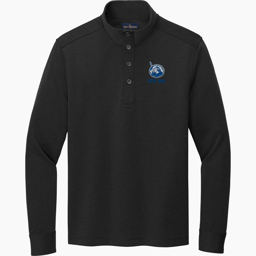 Tse Bit AI Tse Bit AI <span class="pdp-name-mascot">Tse Bit A'I Middle School</span> Brooks Brothers Mid-Layer Stretch 1/2-Button Pullover