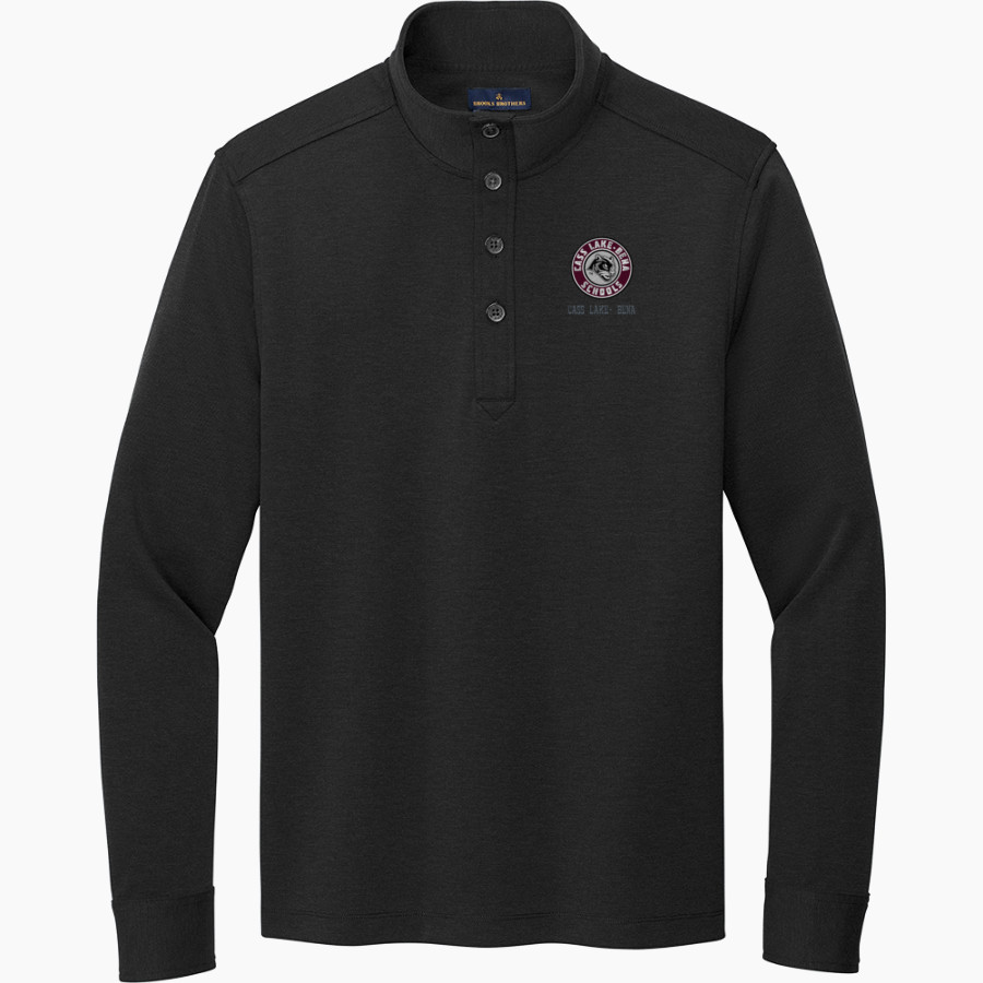 CASS LAKE- BENA HIGH SCHOOL PANTHERS <span class="pdp-name-mascot">CASS LAKE- BENA PANTHERS</span> Brooks Brothers Mid-Layer Stretch 1/2-Button Pullover