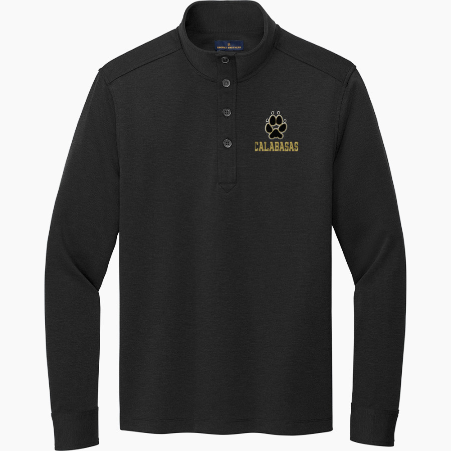 CALABASAS HIGH SCHOOL COYOTES <span class="pdp-name-mascot">CALABASAS COYOTES</span> Brooks Brothers Mid-Layer Stretch 1/2-Button Pullover