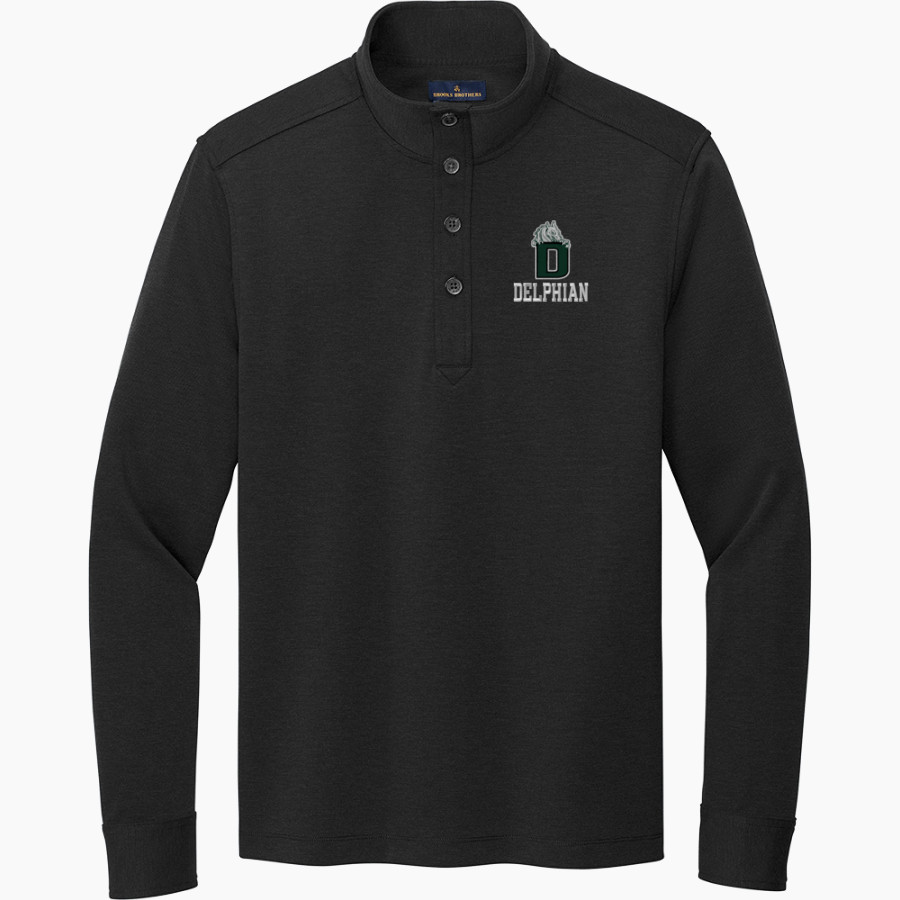 Delphian Dragons <span class="pdp-name-mascot">Delphian Dragons</span> Brooks Brothers Mid-Layer Stretch 1/2-Button Pullover