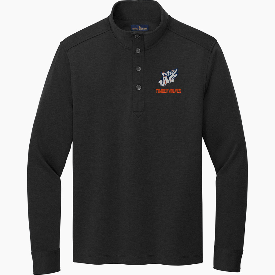 Shirley C Heim Timberwolves <span class="pdp-name-mascot">Shirley C Heim Timberwolves</span> Brooks Brothers Mid-Layer Stretch 1/2-Button Pullover