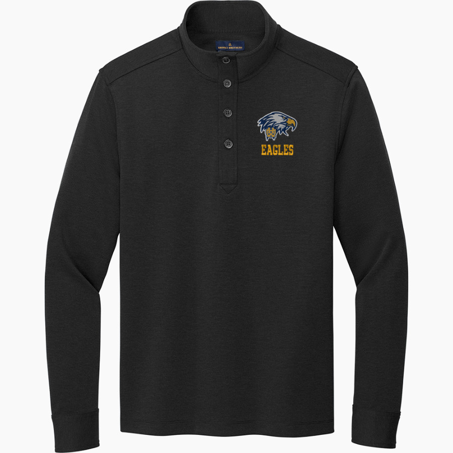 WALNUT HILLS HIGH SCHOOL EAGLES <span class="pdp-name-mascot">WALNUT HILLS EAGLES</span> Brooks Brothers Mid-Layer Stretch 1/2-Button Pullover